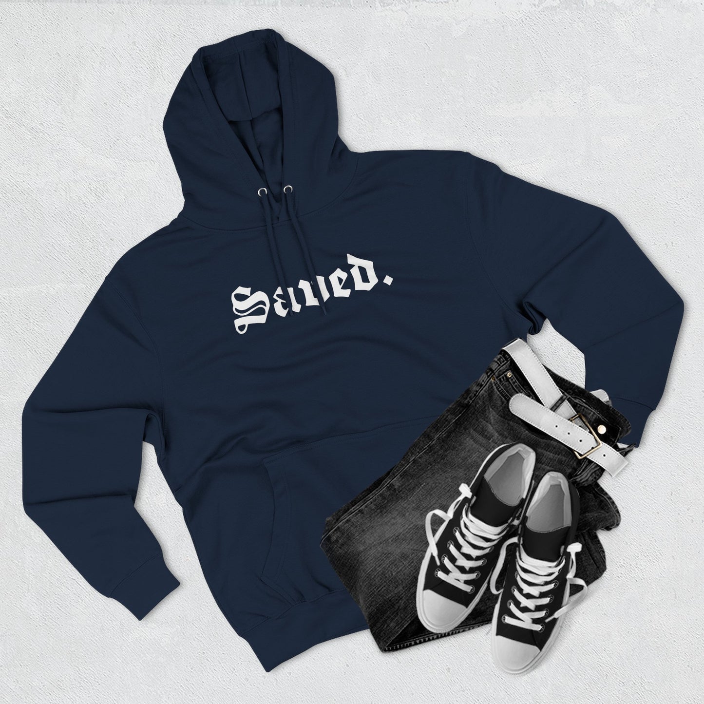 Saved. Cozy Three-Panel Fleece Hoodie - Perfect for Winter Comfort and Casual Style