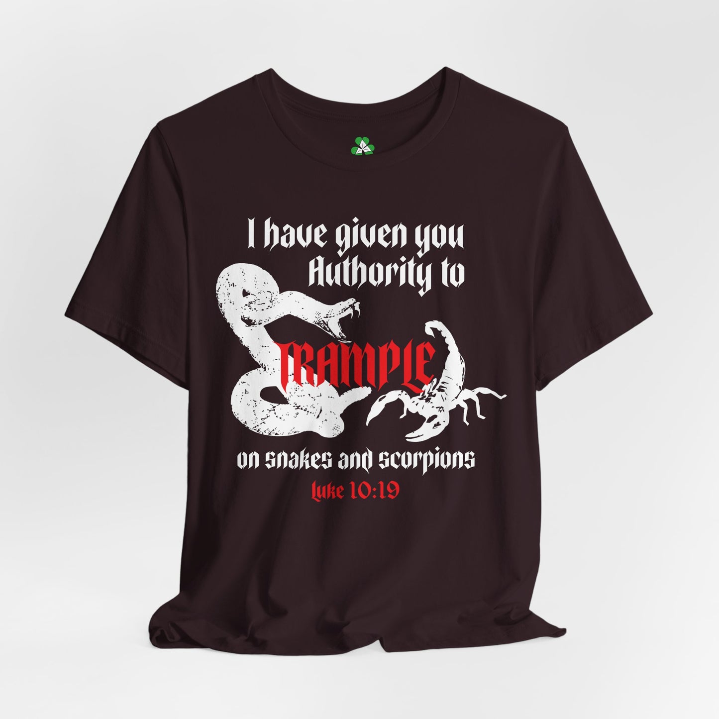 Luke 10:19 Trample Graphic Tee
