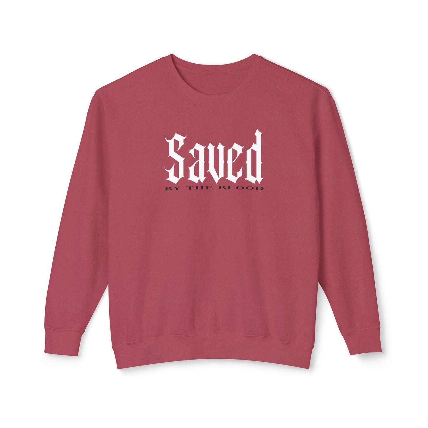 Saved by the Blood - Lightweight Unisex Sweatshirt
