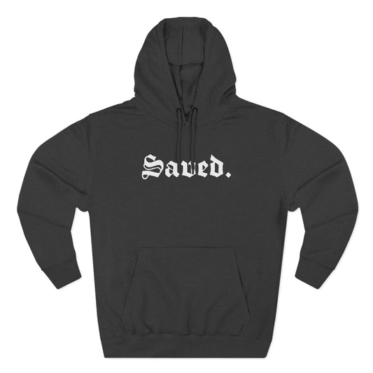 Saved. Cozy Three-Panel Fleece Hoodie - Perfect for Winter Comfort and Casual Style