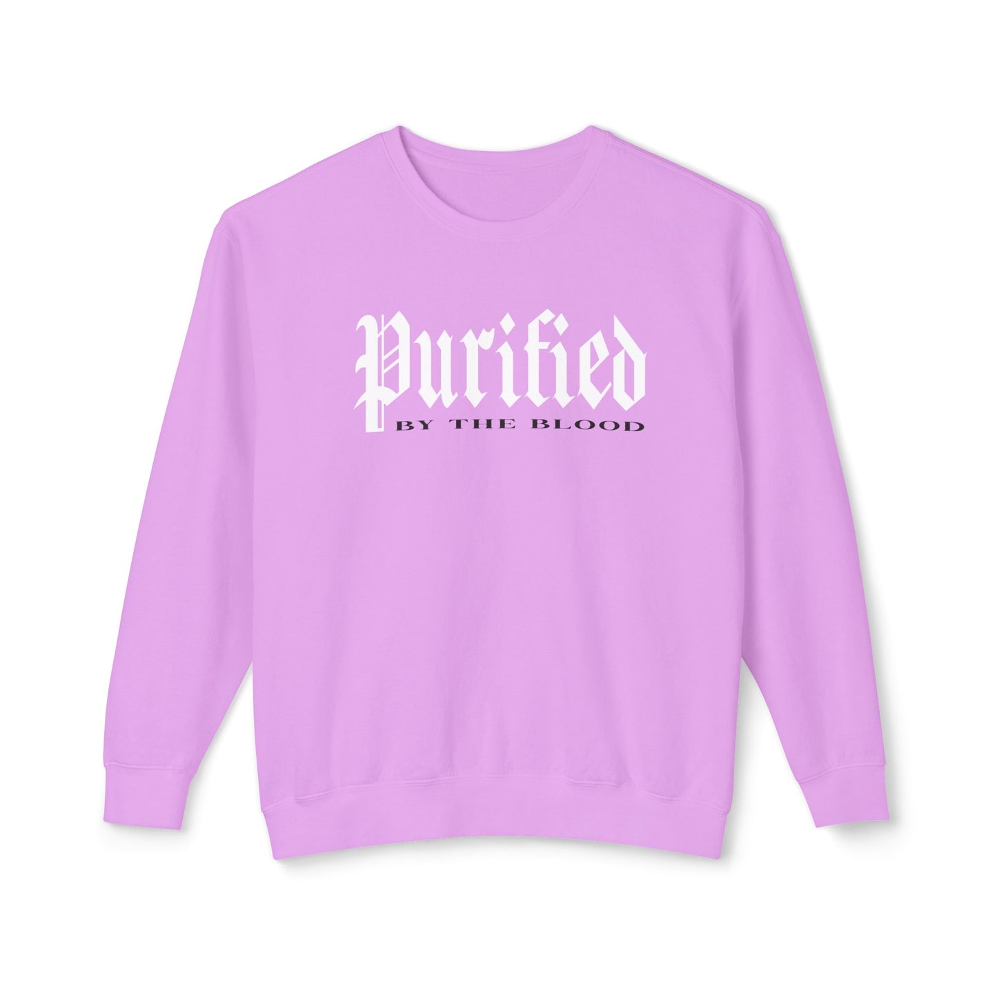 Purified by the Blood - Lightweight Unisex Sweatshirt