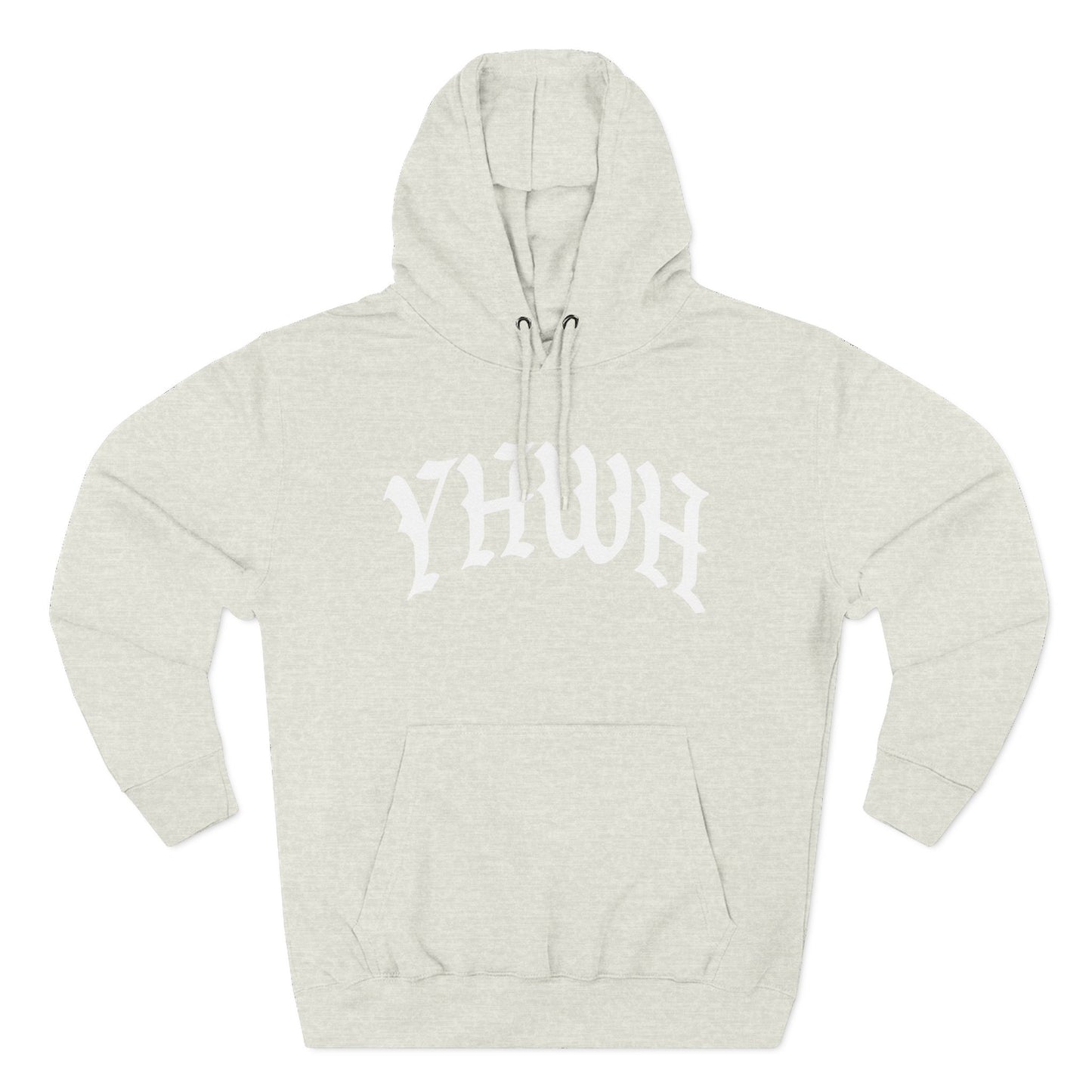 YHWH Cozy Three-Panel Fleece Hoodie - Perfect for Winter Comfort and Casual Style