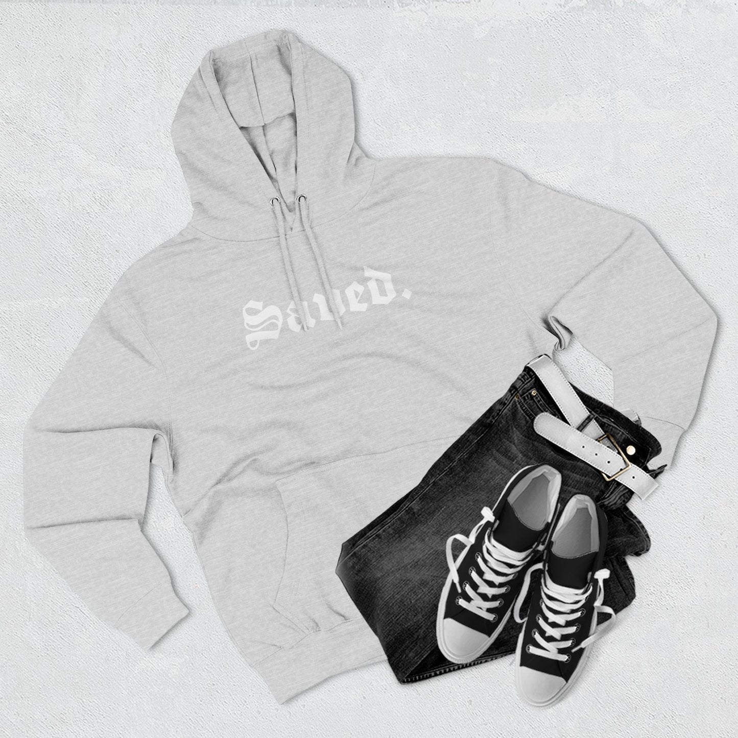 Saved. Cozy Three-Panel Fleece Hoodie - Perfect for Winter Comfort and Casual Style