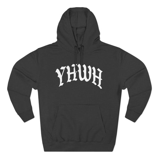 YHWH Cozy Three-Panel Fleece Hoodie - Perfect for Winter Comfort and Casual Style