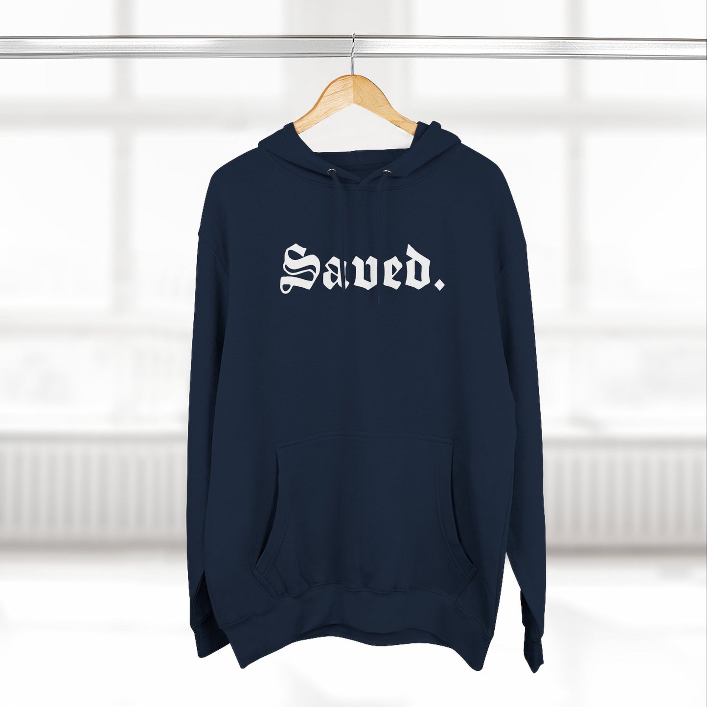 Saved. Cozy Three-Panel Fleece Hoodie - Perfect for Winter Comfort and Casual Style