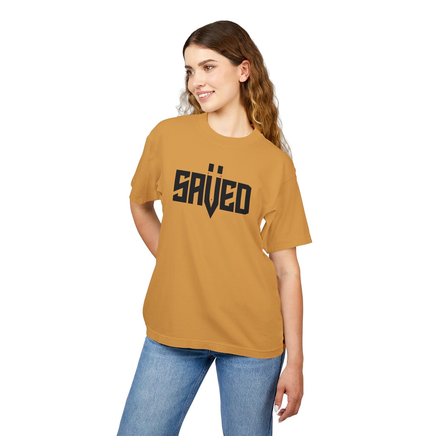 Saved - Graphic Urban Heavy Tee for Trendsetters