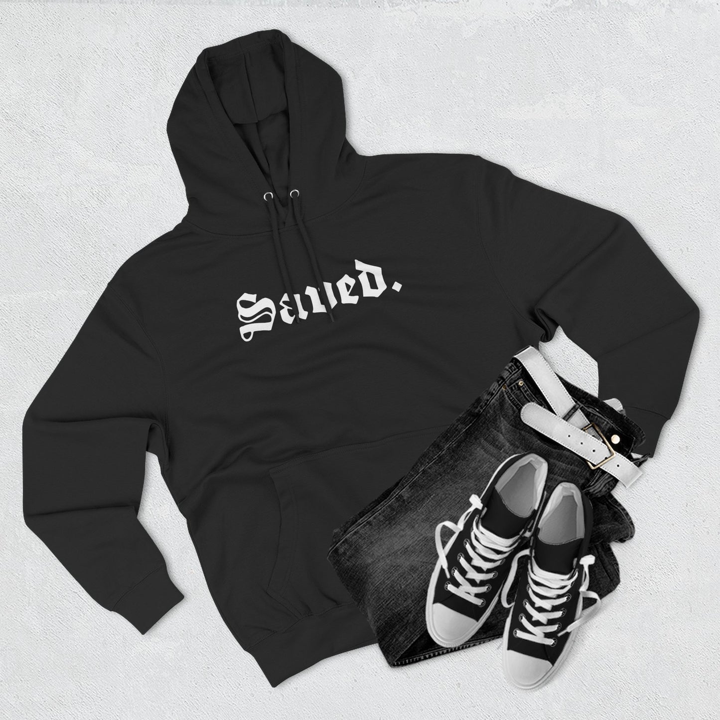 Saved. Cozy Three-Panel Fleece Hoodie - Perfect for Winter Comfort and Casual Style