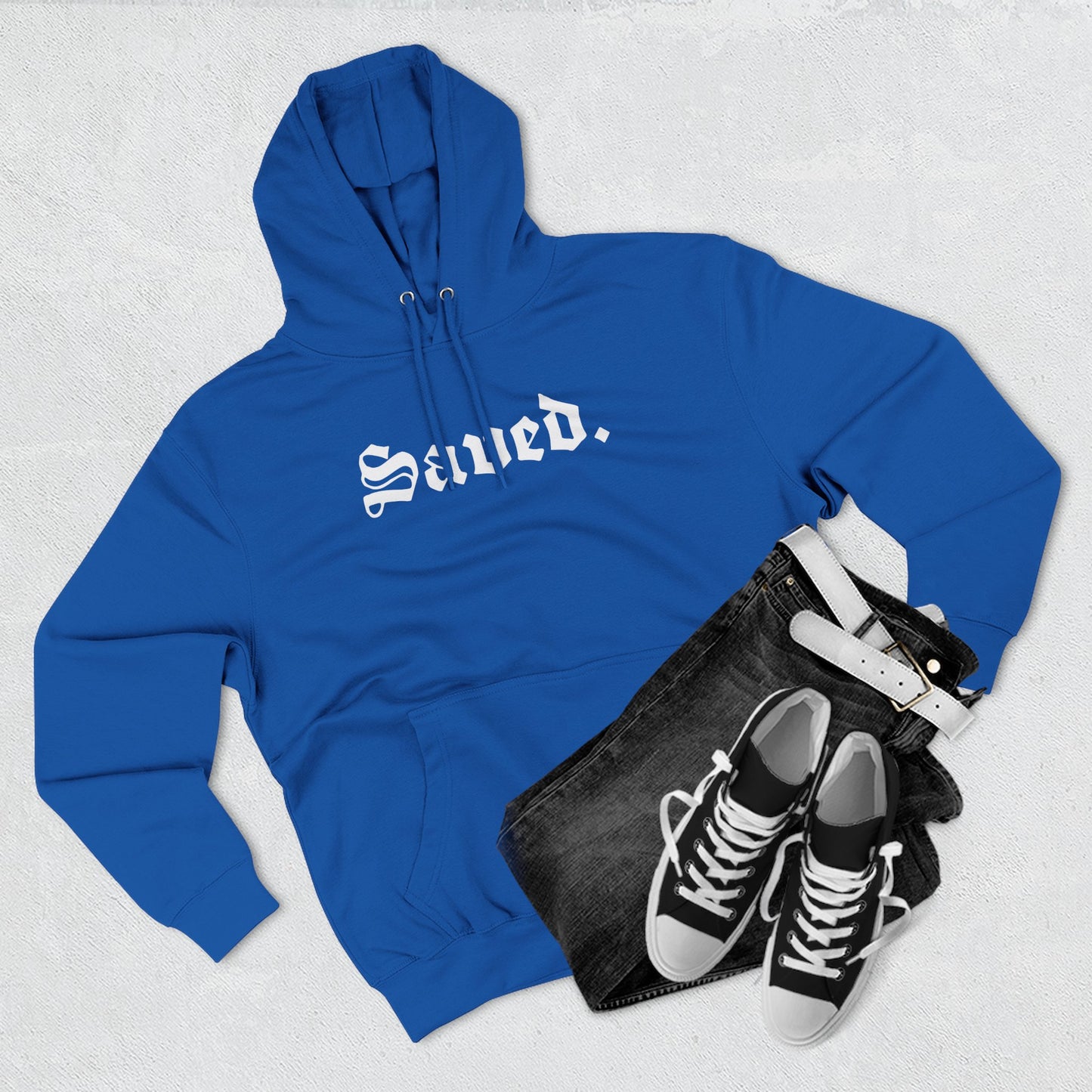 Saved. Cozy Three-Panel Fleece Hoodie - Perfect for Winter Comfort and Casual Style