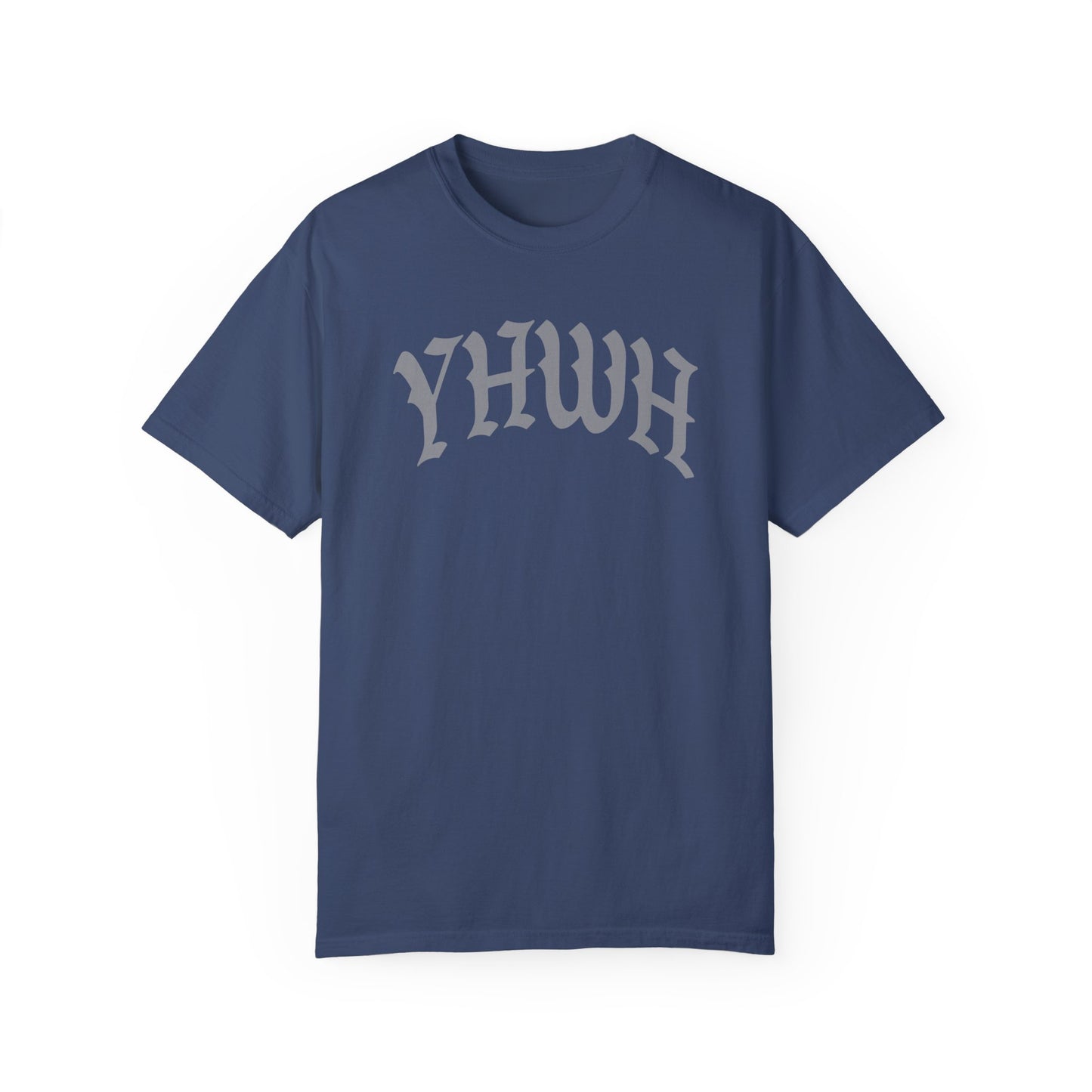 Vintage YHWH Unisex Garment-Dyed T-Shirt - Faith-Inspired Casual Wear