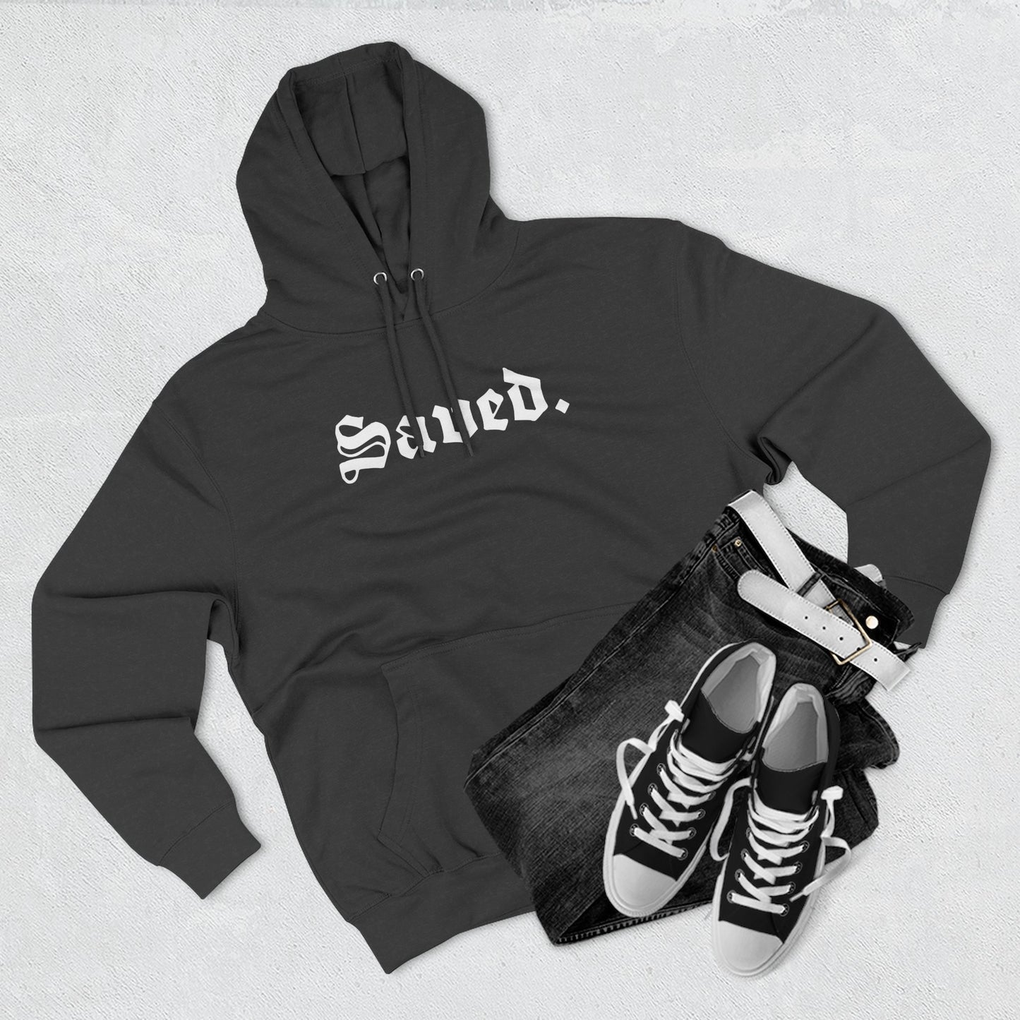 Saved. Cozy Three-Panel Fleece Hoodie - Perfect for Winter Comfort and Casual Style