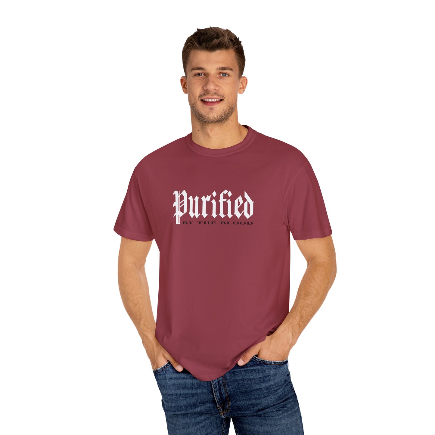 Purified by the Blood of Jesus Christ - Unisex T-shirt