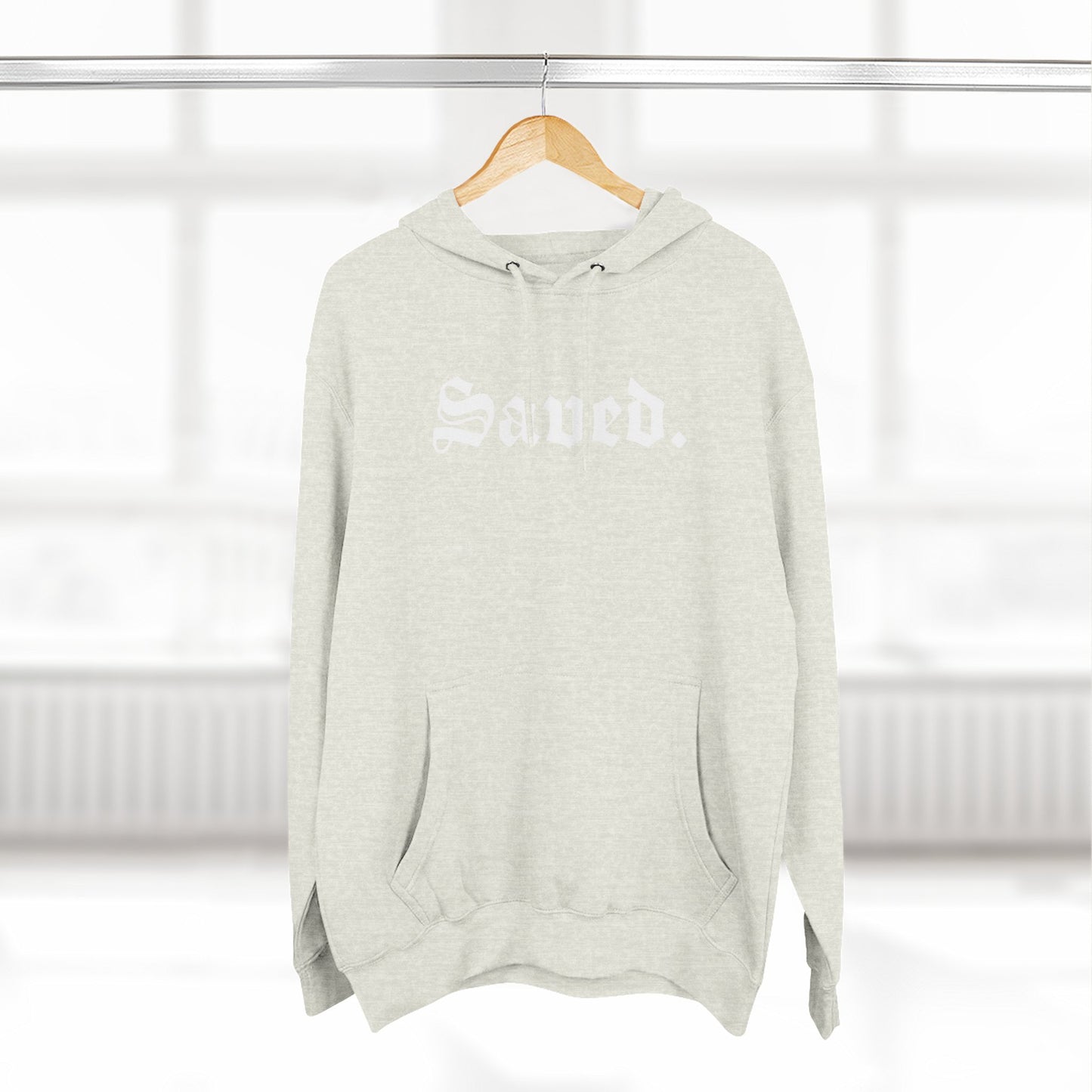 Saved. Cozy Three-Panel Fleece Hoodie - Perfect for Winter Comfort and Casual Style