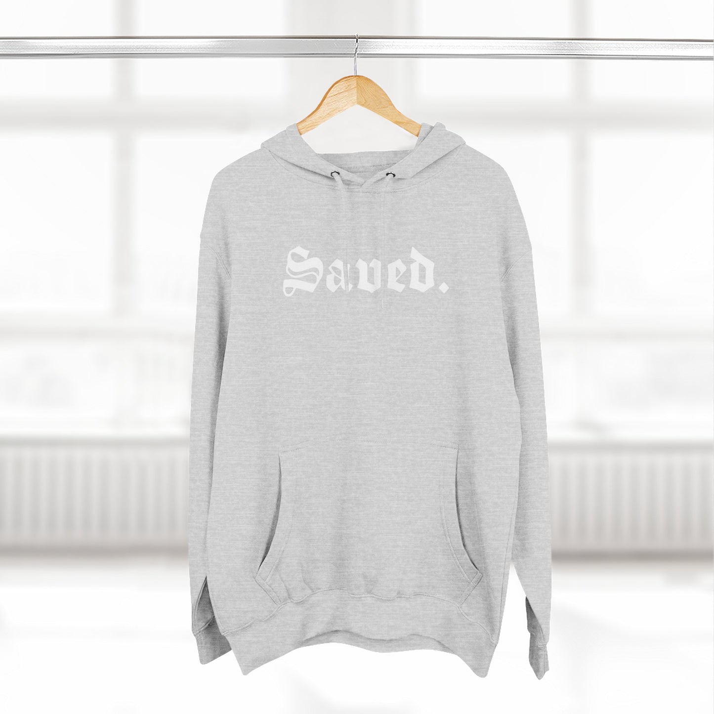 Saved. Cozy Three-Panel Fleece Hoodie - Perfect for Winter Comfort and Casual Style
