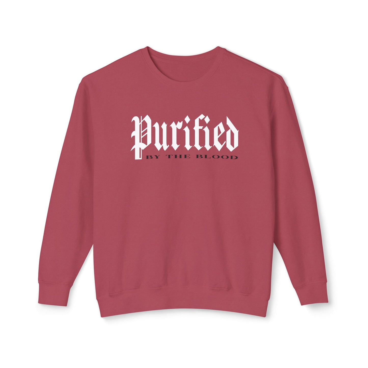 Purified by the Blood - Lightweight Unisex Sweatshirt
