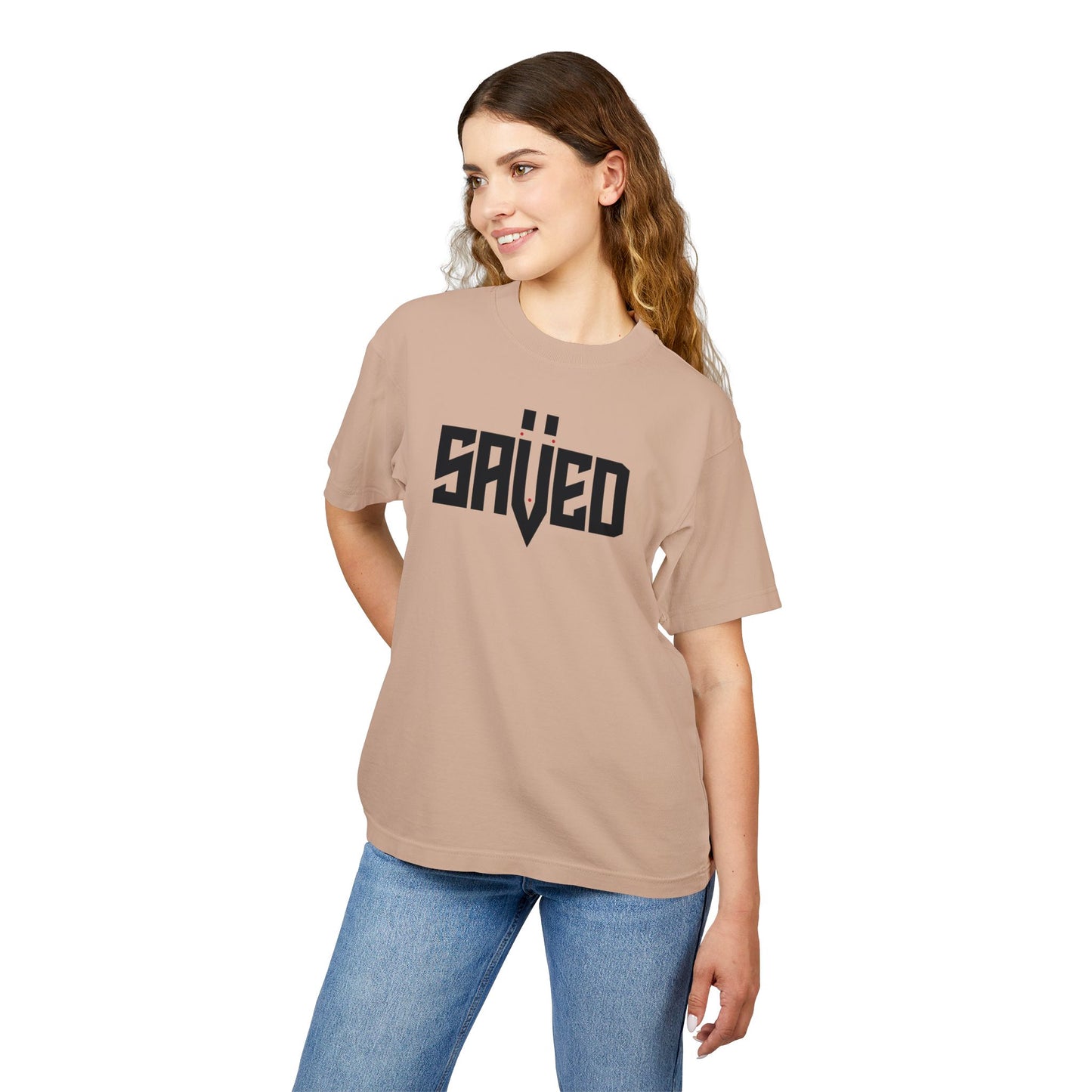 Saved - Graphic Urban Heavy Tee for Trendsetters