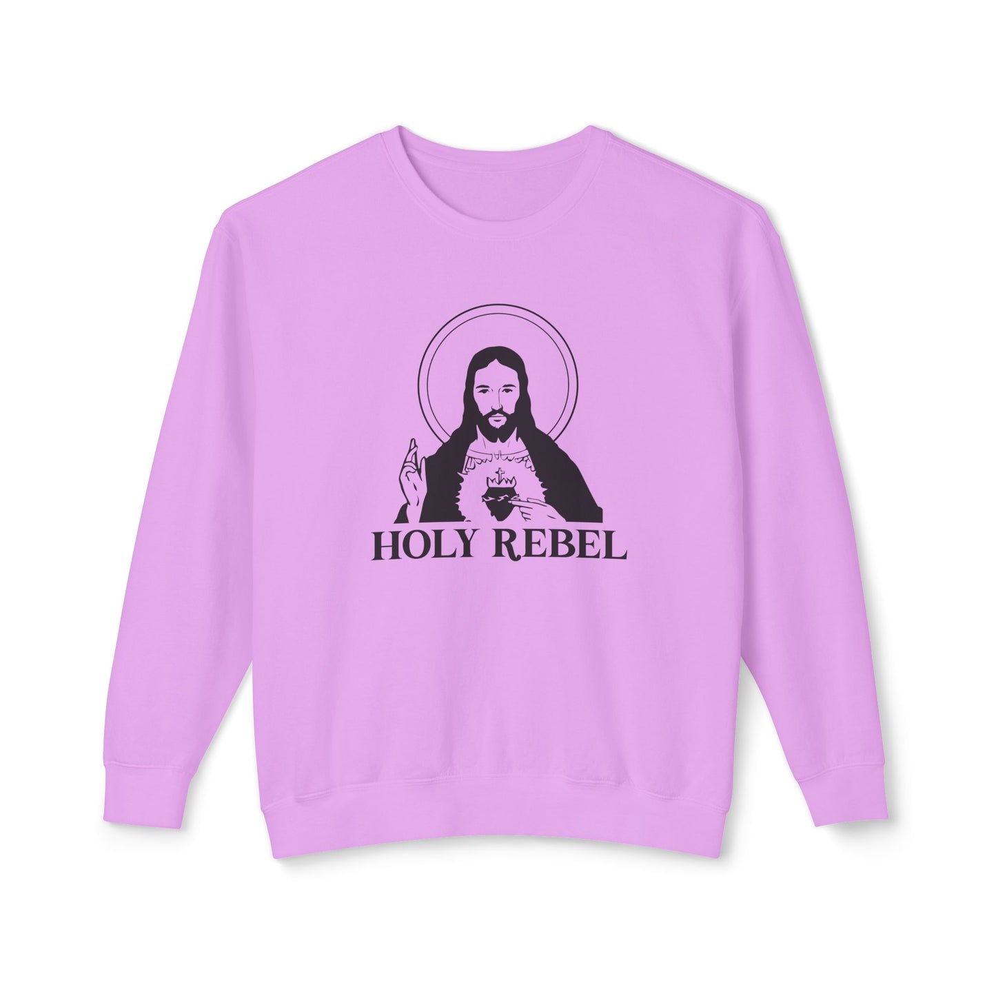 Holy Rebel Unisex Lightweight Crewneck Sweatshirt