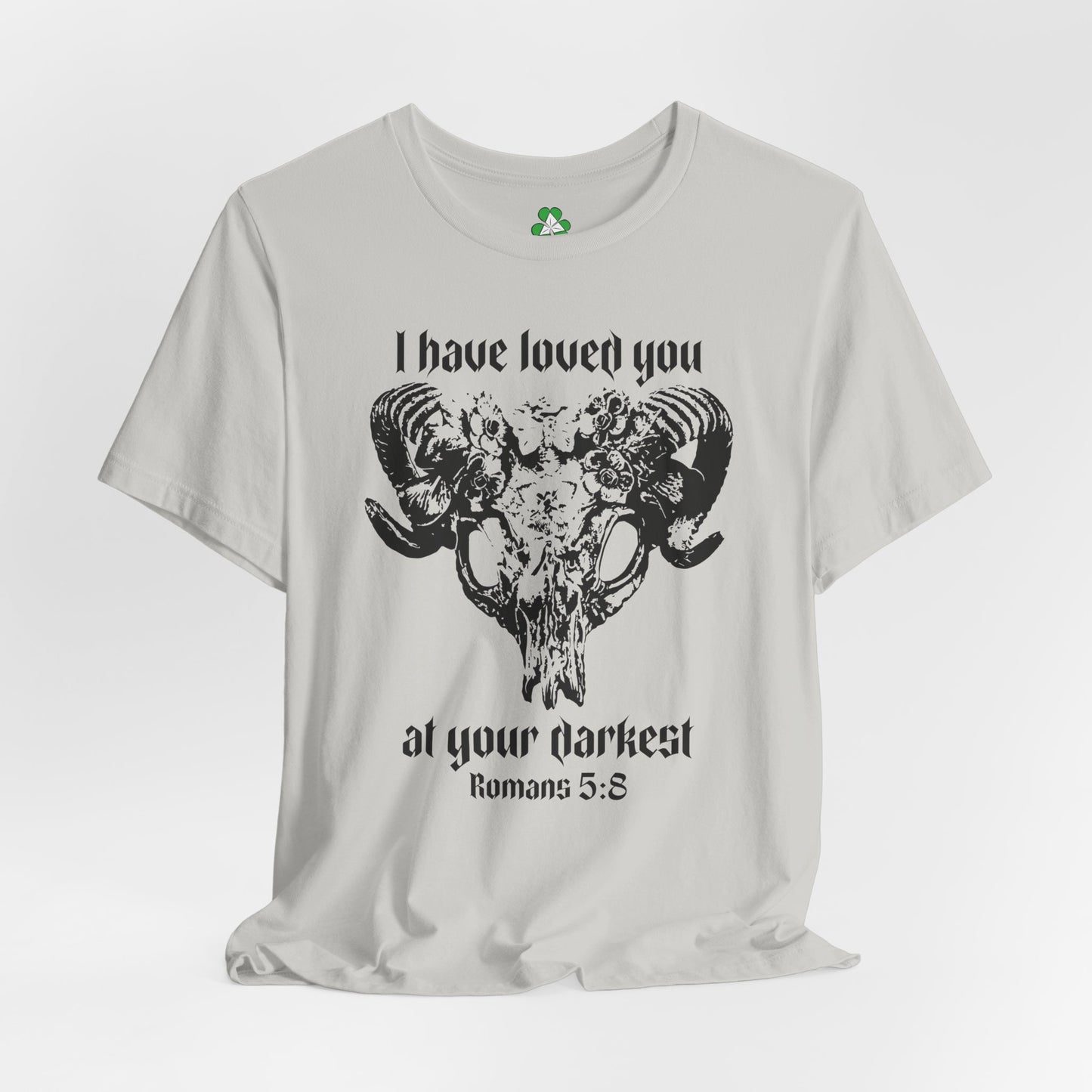 Romans 5:8 Christian Graphic Tee