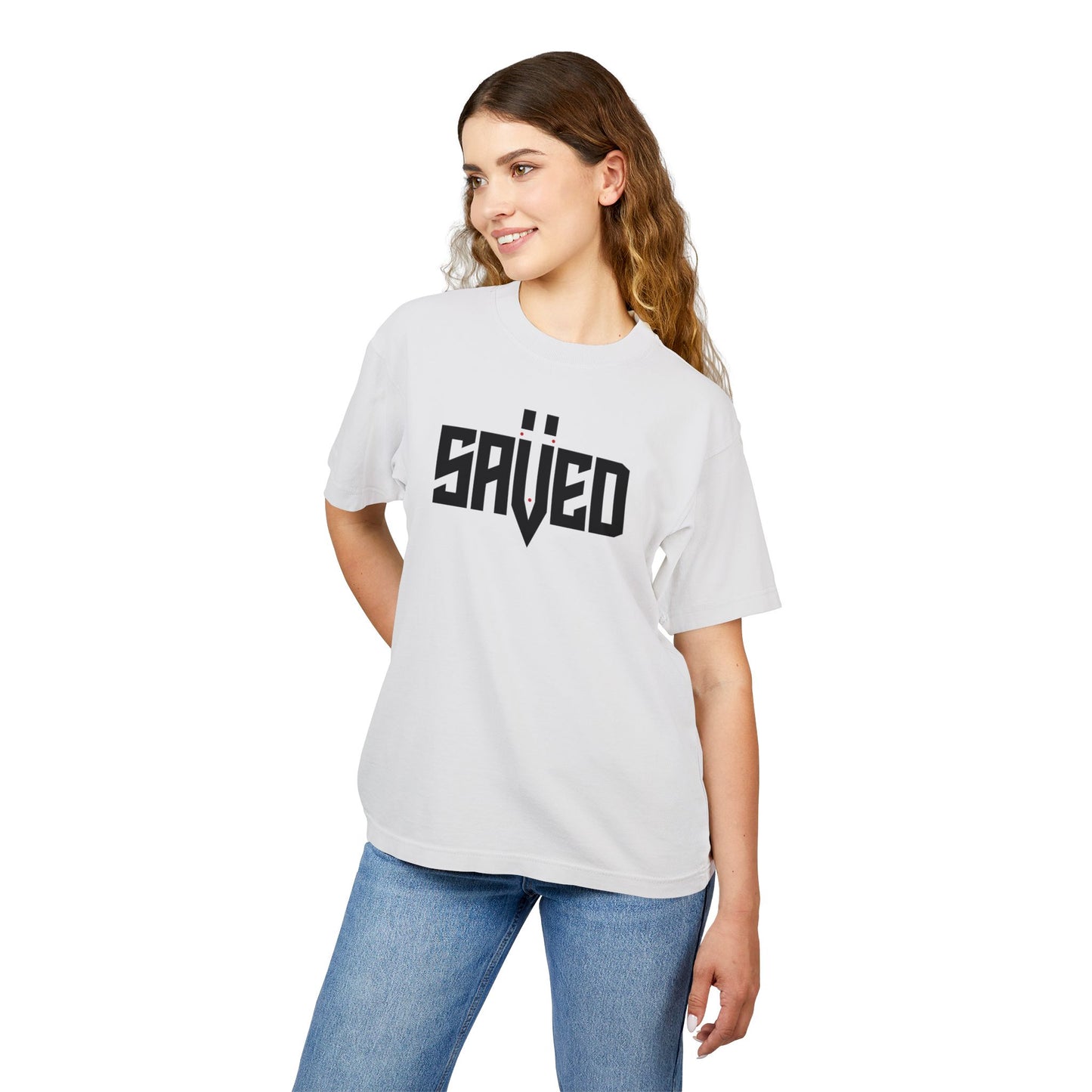 Saved - Graphic Urban Heavy Tee for Trendsetters