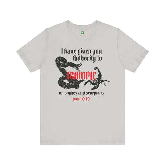 Luke 10:19 Trample Graphic Tee