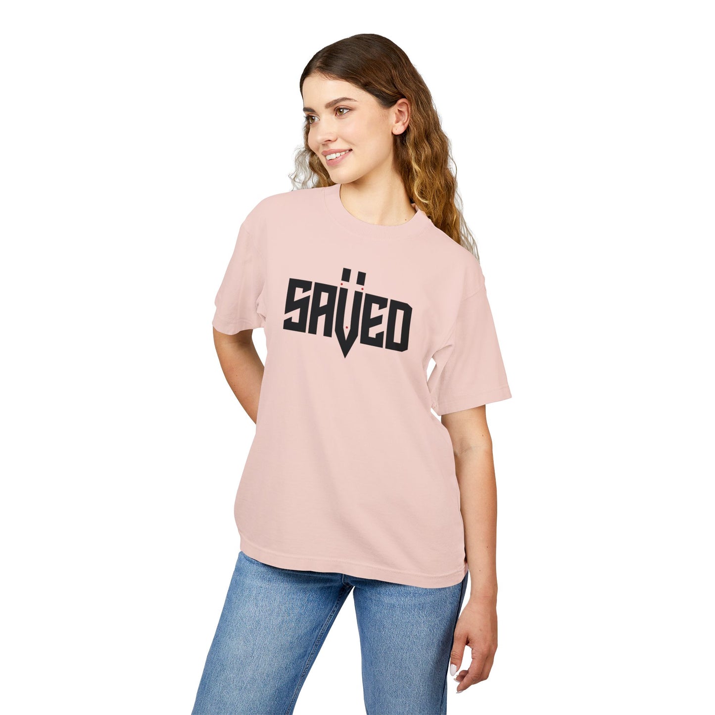 Saved - Graphic Urban Heavy Tee for Trendsetters