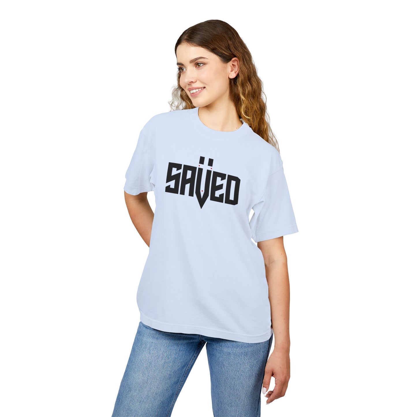 Saved - Graphic Urban Heavy Tee for Trendsetters