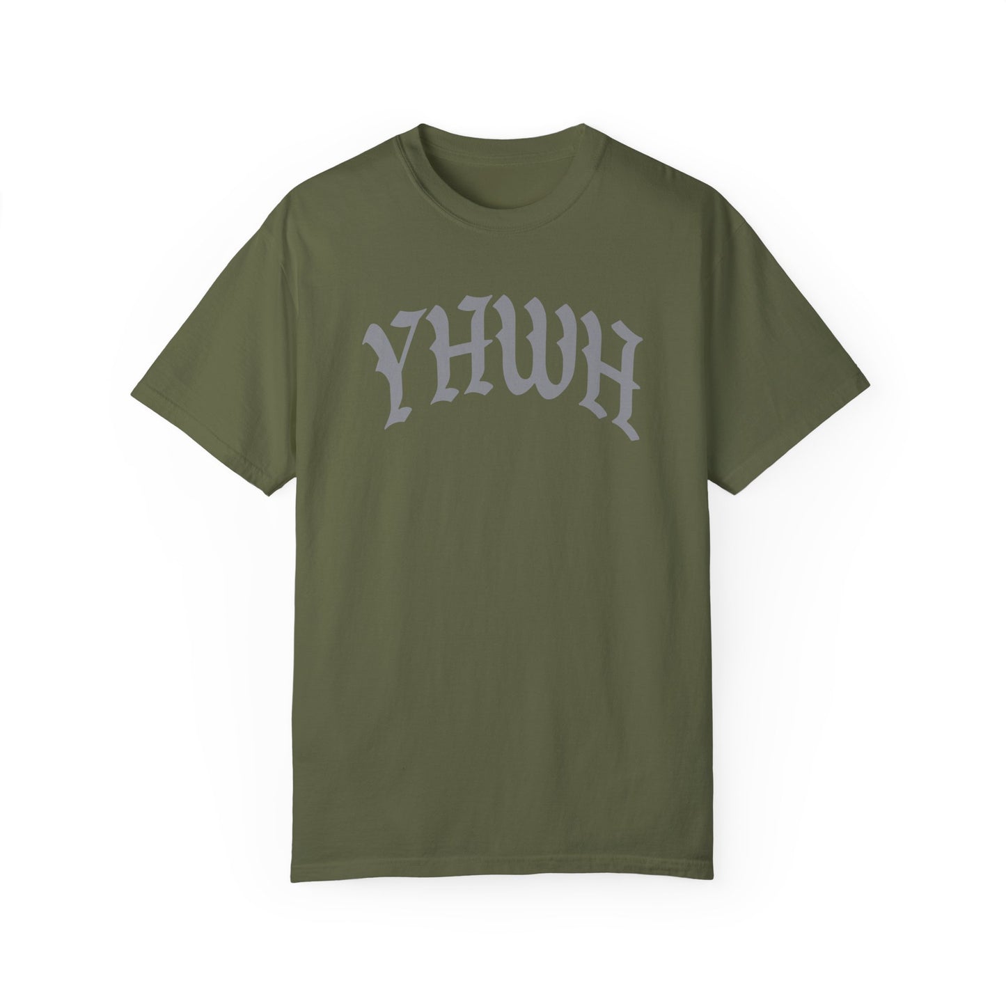 Vintage YHWH Unisex Garment-Dyed T-Shirt - Faith-Inspired Casual Wear