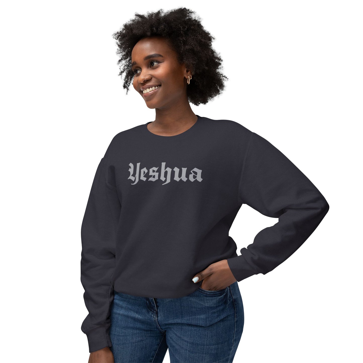 Yeshua Unisex Lightweight Crewneck Sweatshirt
