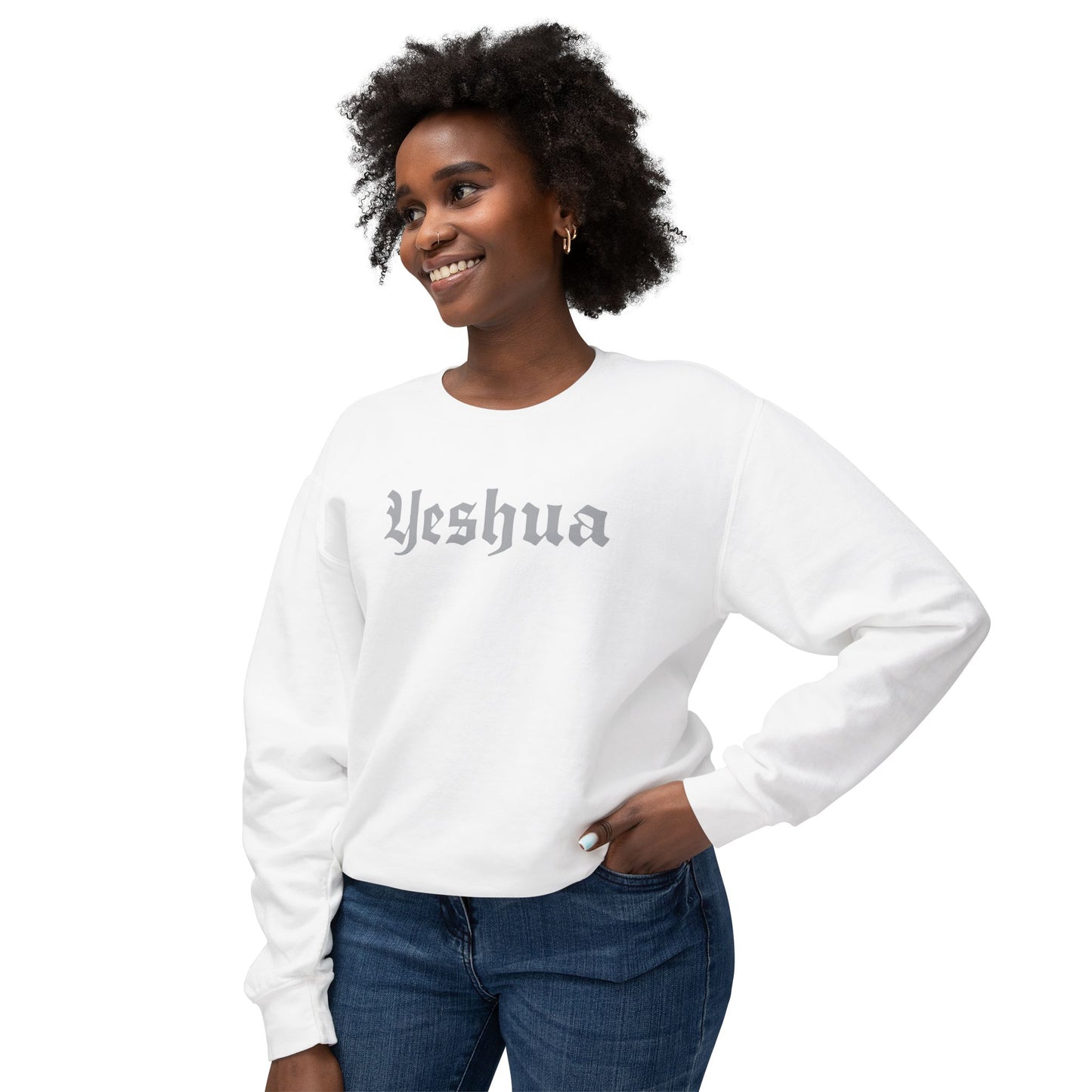 Yeshua Unisex Lightweight Crewneck Sweatshirt