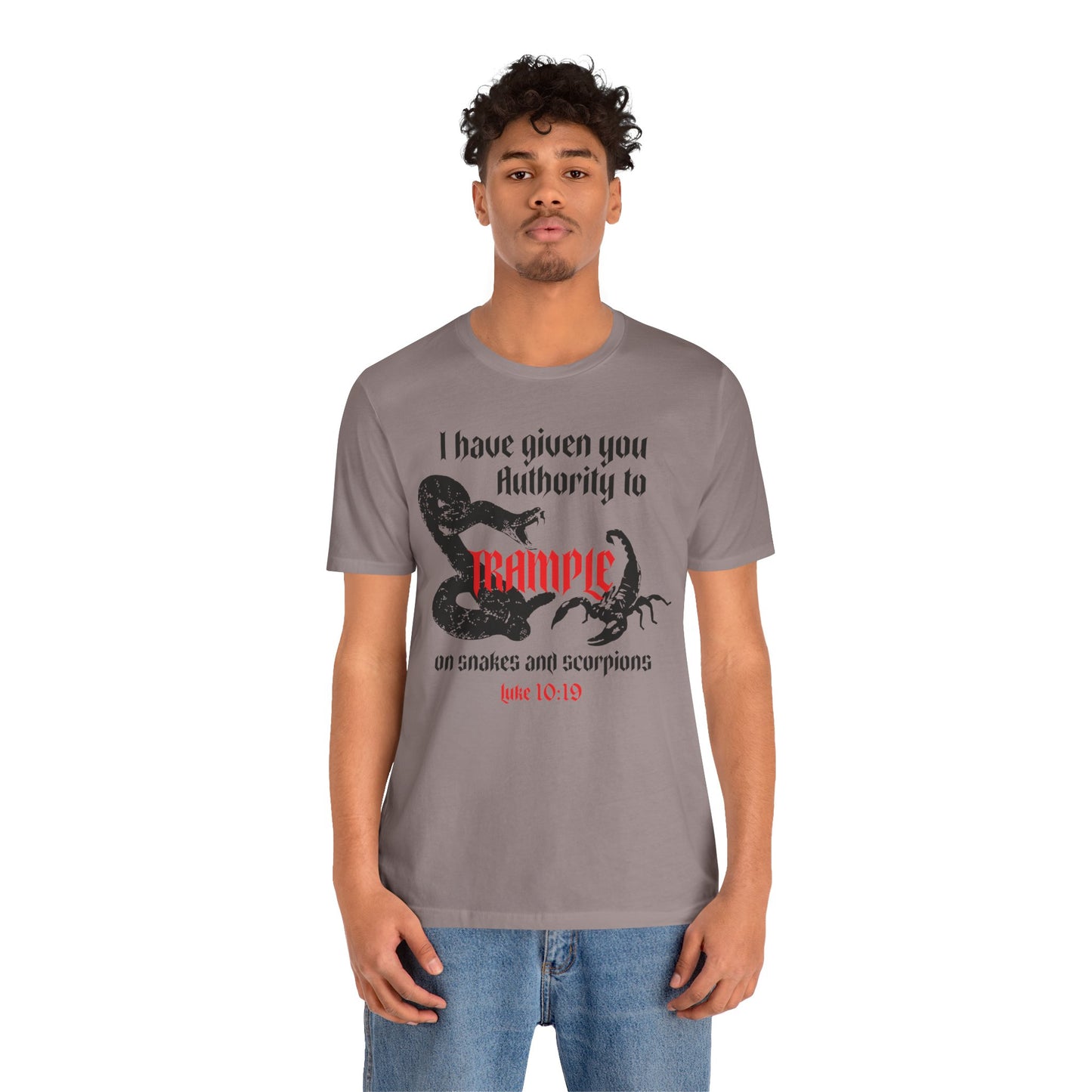 Luke 10:19 Trample Graphic Tee