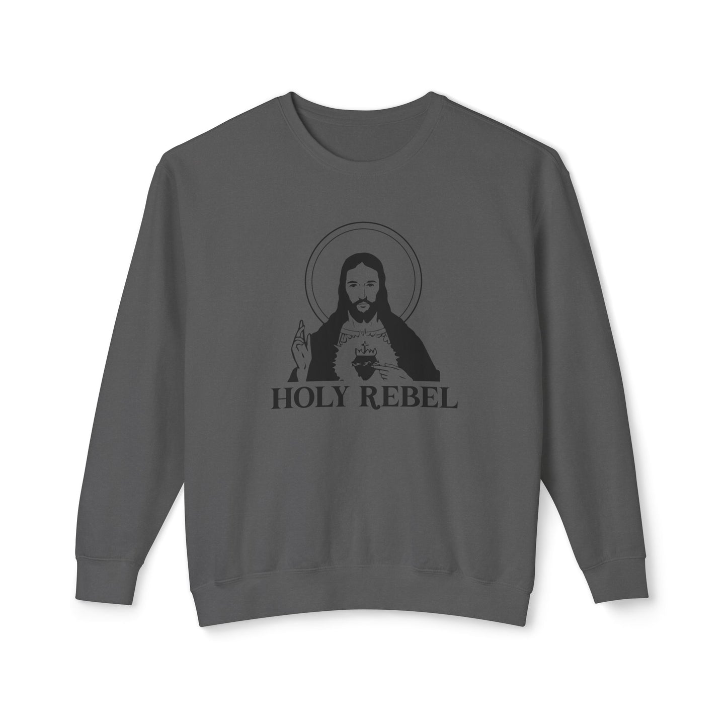 Holy Rebel Unisex Lightweight Crewneck Sweatshirt