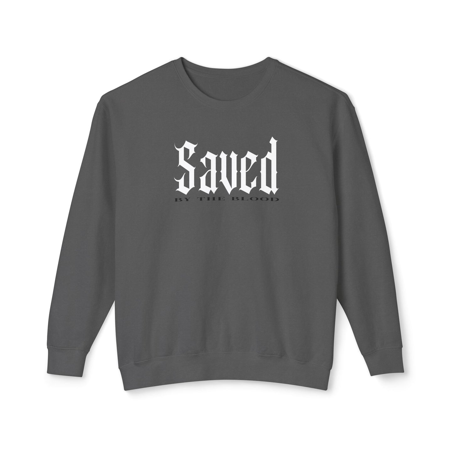 Saved by the Blood - Lightweight Unisex Sweatshirt