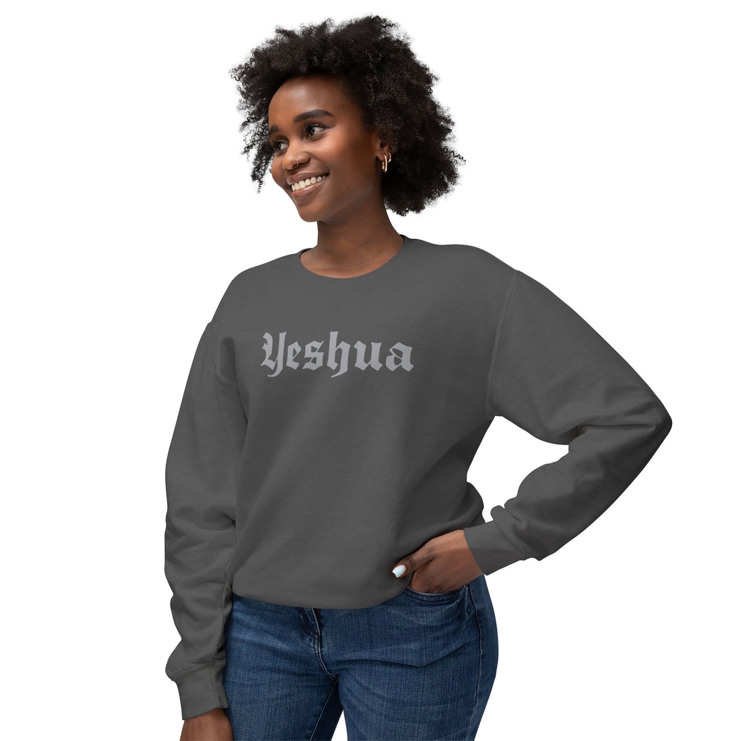 Yeshua Unisex Lightweight Crewneck Sweatshirt