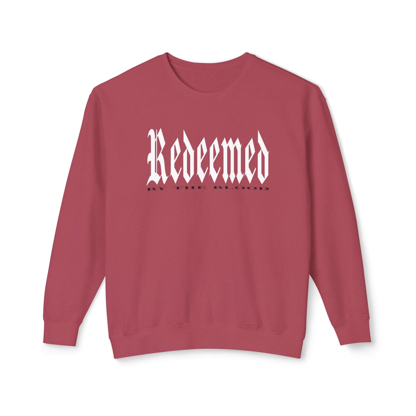Redeemed by the Blood - Lightweight Unisex Sweatshirt