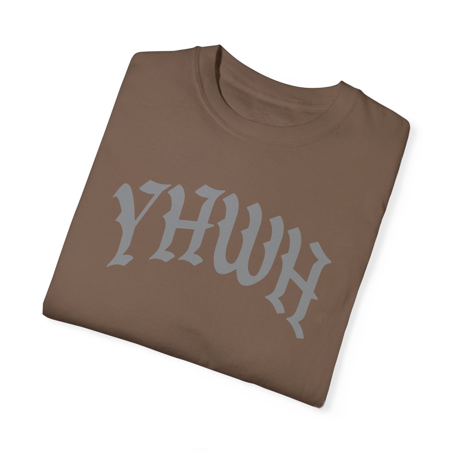 Vintage YHWH Unisex Garment-Dyed T-Shirt - Faith-Inspired Casual Wear