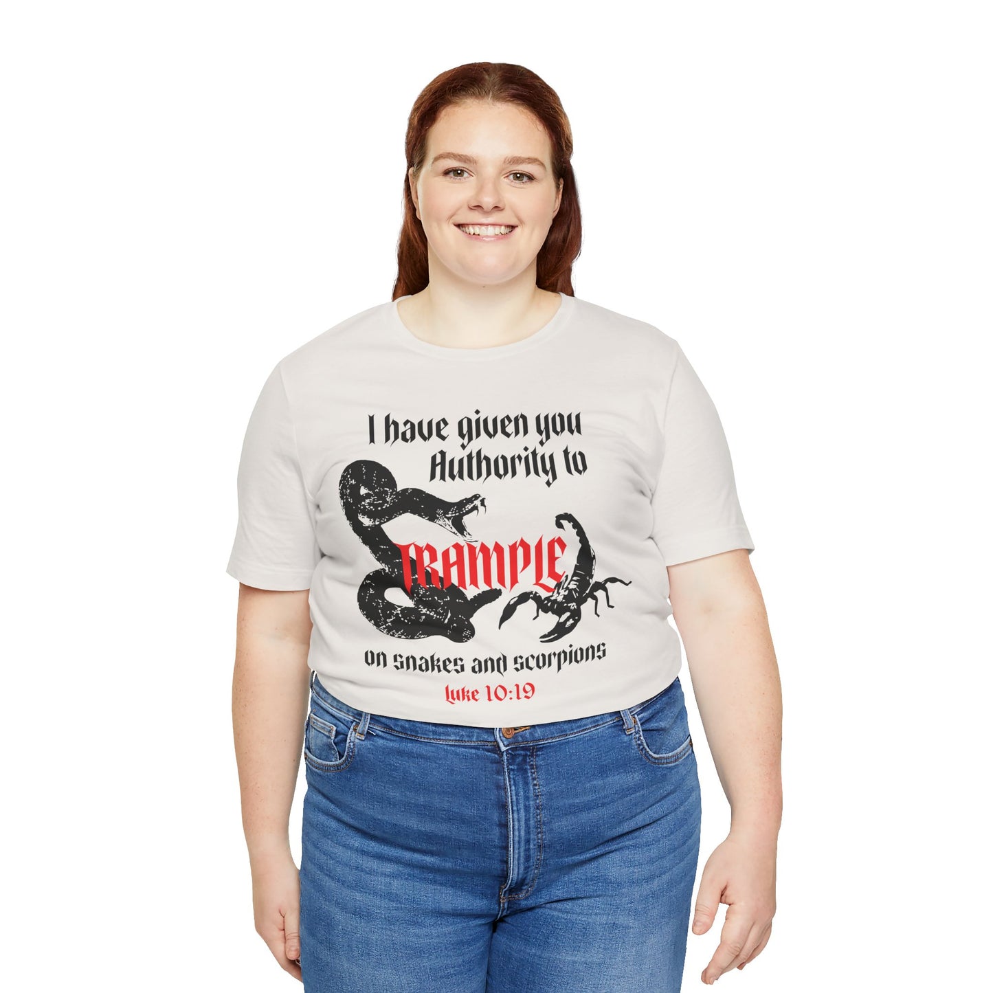 Luke 10:19 Trample Graphic Tee