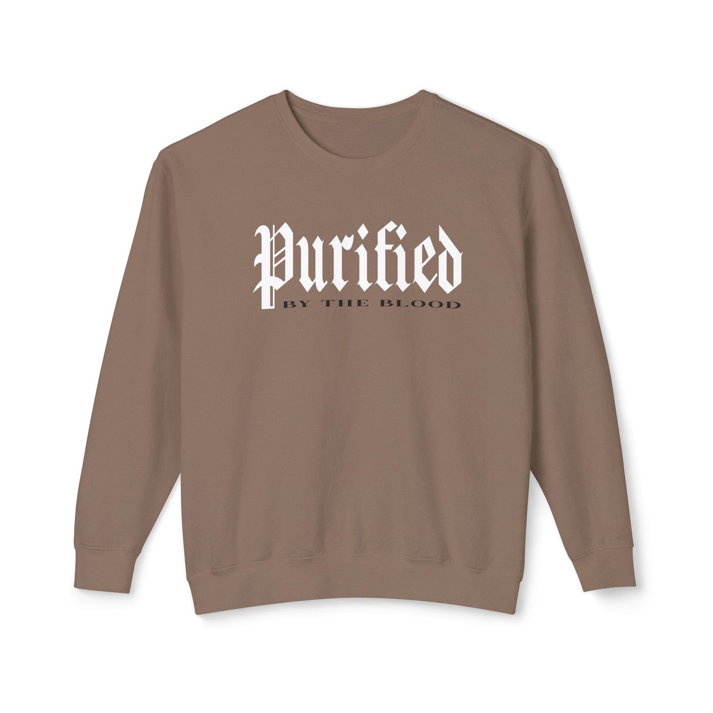 Purified by the Blood - Lightweight Unisex Sweatshirt