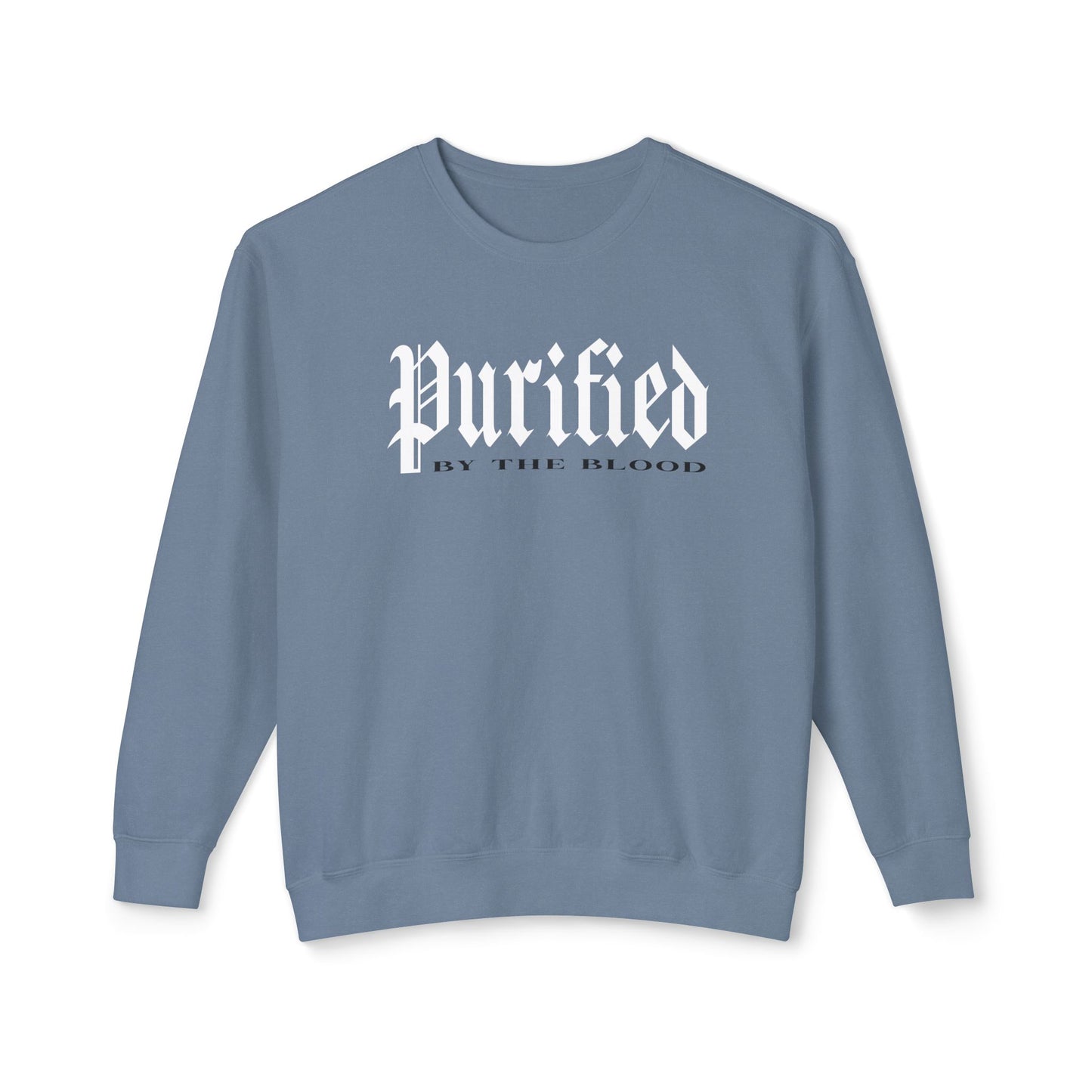 Purified by the Blood - Lightweight Unisex Sweatshirt