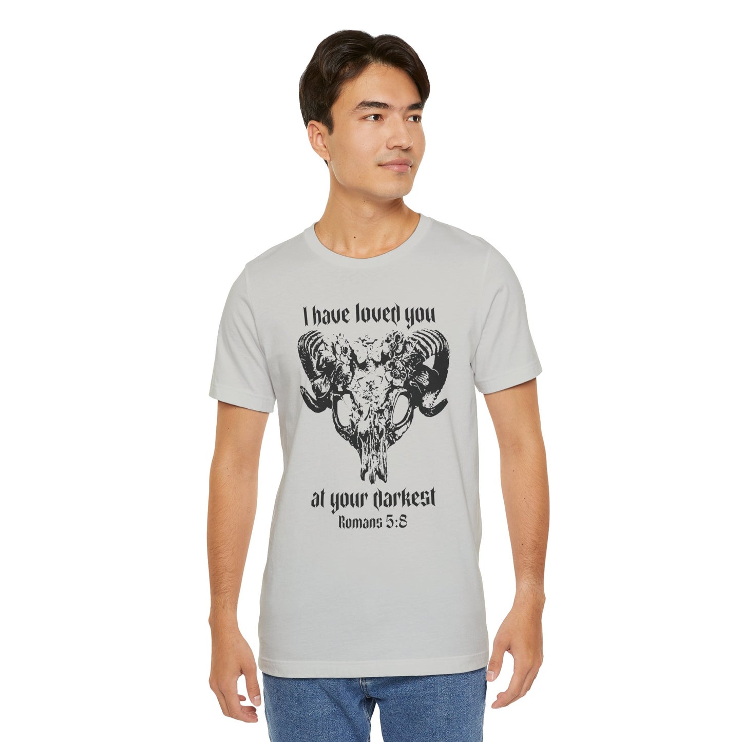 Romans 5:8 Christian Graphic Tee