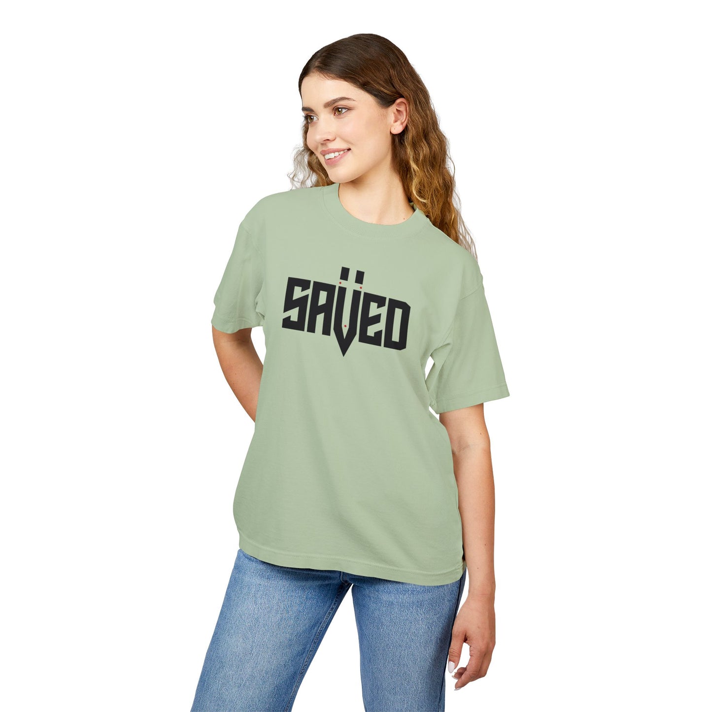 Saved - Graphic Urban Heavy Tee for Trendsetters