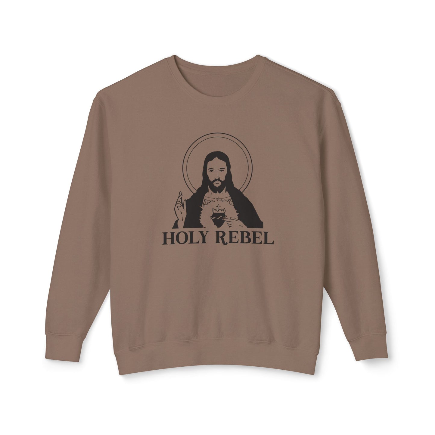 Holy Rebel Unisex Lightweight Crewneck Sweatshirt