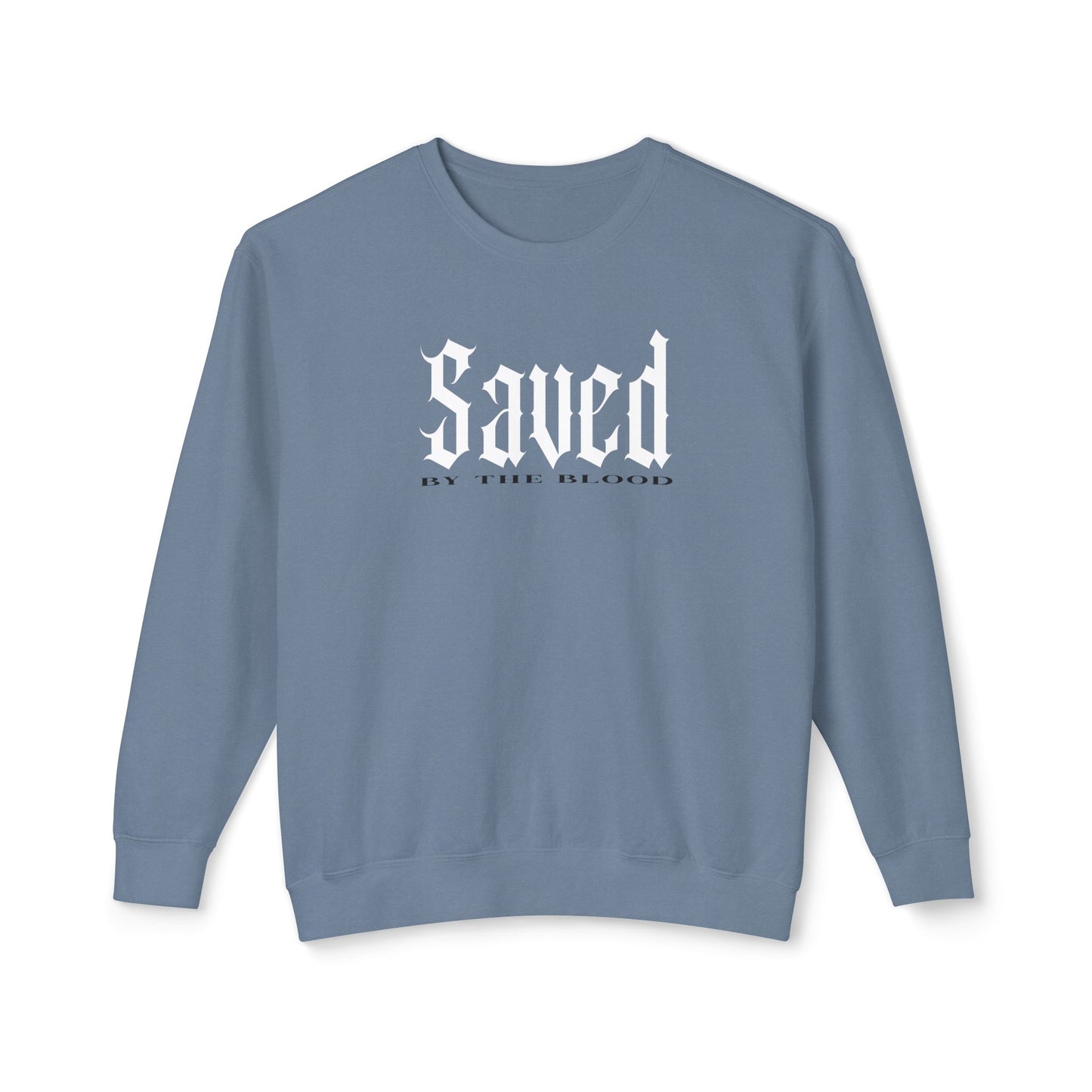 Saved by the Blood - Lightweight Unisex Sweatshirt